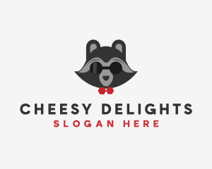 Fashion Raccoon Shades logo design