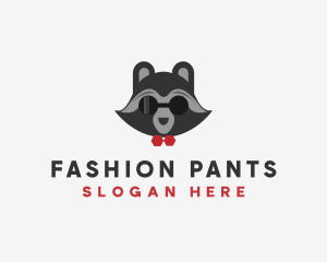 Fashion Raccoon Shades logo design