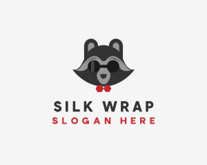 Fashion Raccoon Shades logo design