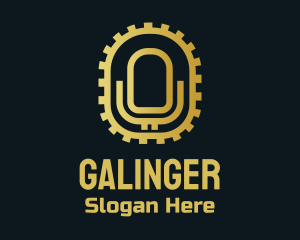 Microphone - Golden Microphone Podcast logo design