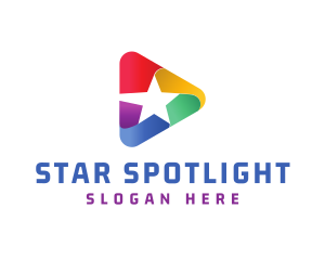 Star Media Player logo design