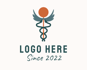 Staff - Hospital Medical Caduceus logo design