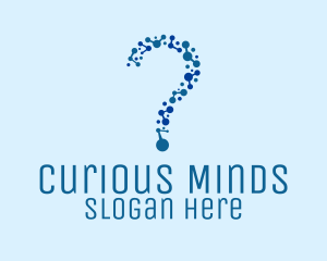 Inquiry - Molecule Question Science logo design
