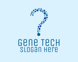 Molecule Question Science  logo design