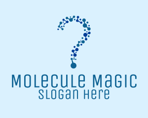 Molecule - Molecule Question Science logo design