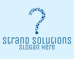 Molecule Question Science  logo design