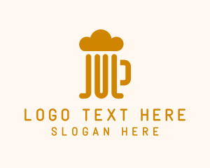 Simple Beer Foam Mug  logo design