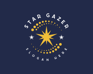 Cosmic Star Astrology logo design