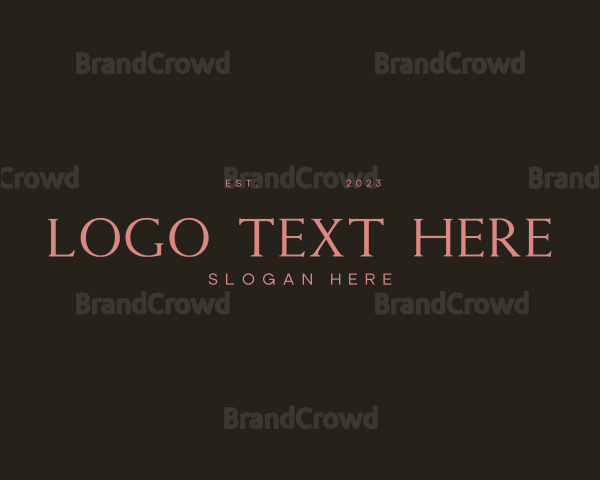 Professional Luxury Business Logo