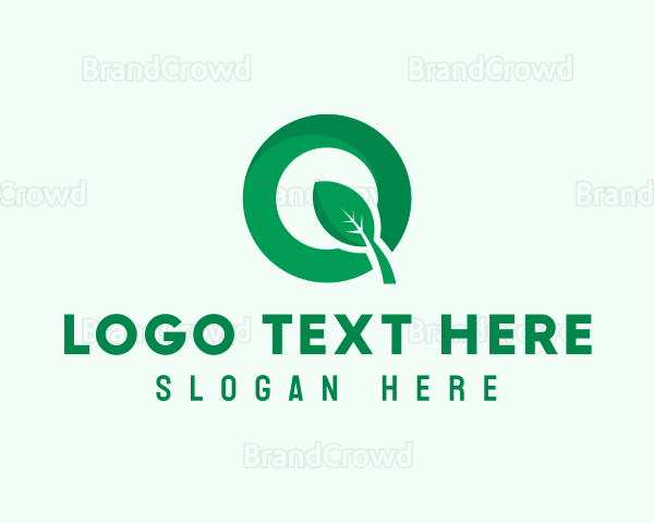 Garden Landscaping Letter Q Logo