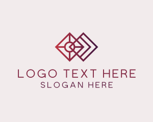 Pattern - Diamond Textile Design logo design