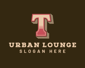 Lounge - Western Lounge Bistro Letter T logo design