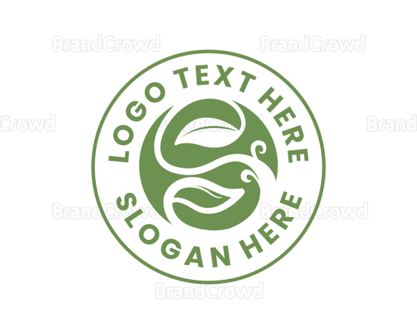 Leaf Vine Letter S Logo