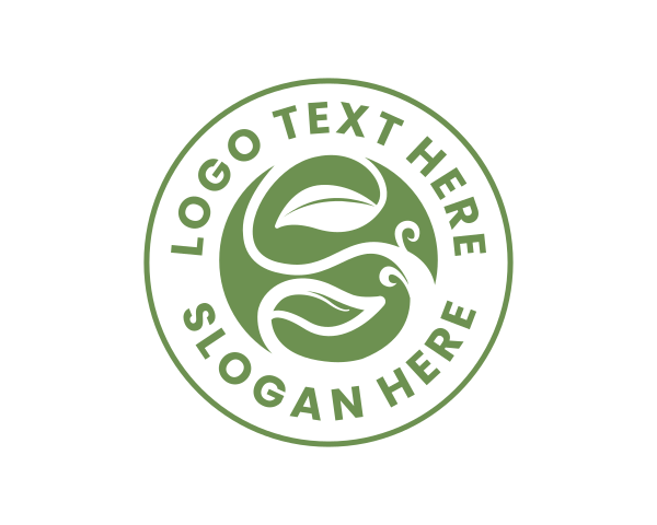 Field - Leaf Vine Letter S logo design