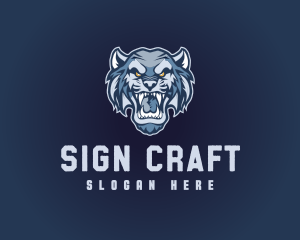 Sabertooth Sport Team Mascot logo design