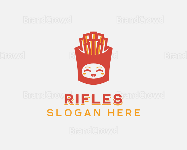 Fries Snack Diner Logo