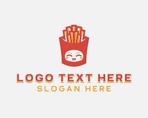 Character - Fries Snack Diner logo design