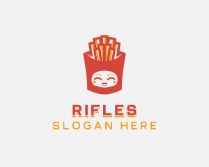 Fries Snack Diner Logo