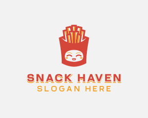 Fries Snack Diner logo design