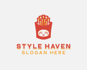 Hot Chips - Fries Snack Diner logo design