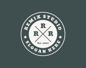 Hipster Fashion Boutique Studio logo design