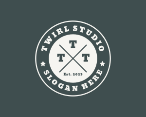 Hipster Fashion Boutique Studio logo design