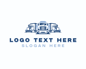 Truck - Trucking Delivery Dispatch logo design