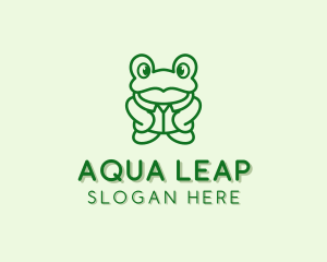 Amphibian - Toad Frog Pet logo design