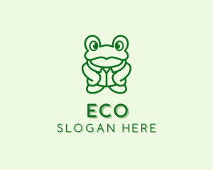 Animal - Toad Frog Pet Shop logo design
