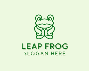 Toad Frog Pet  logo design