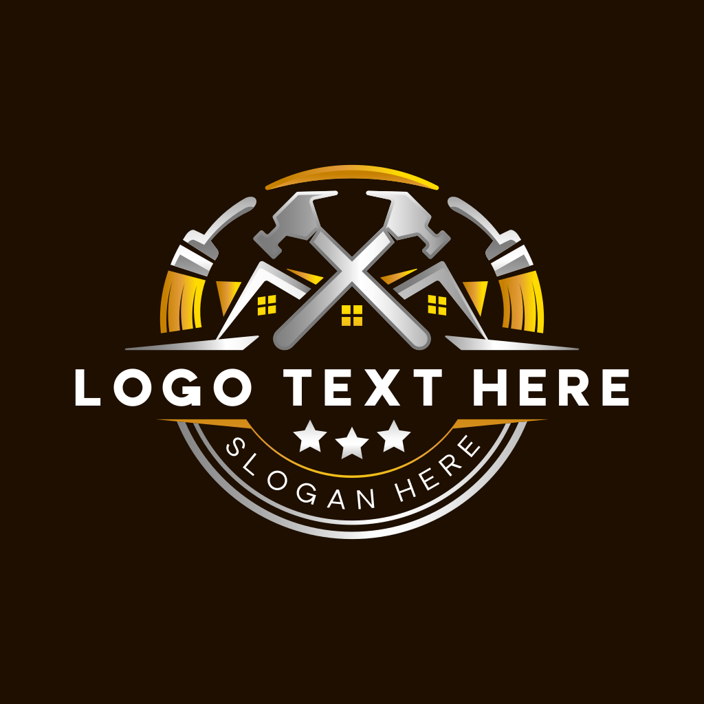 Builder Hammer Construction Logo | BrandCrowd Logo Maker