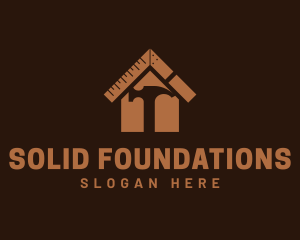 House Construction Builder Logo