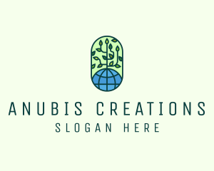 Global Eco Nature Conservation logo design