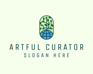 Global Eco Nature Conservation logo design