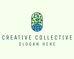 Global Eco Nature Conservation logo design