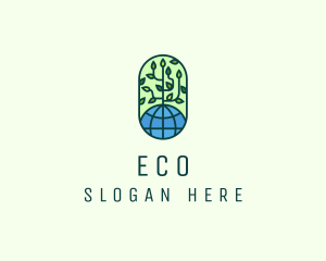 Global Eco Nature Conservation logo design