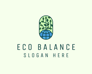 Global Eco Nature Conservation logo design