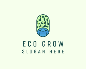 Global Eco Nature Conservation logo design