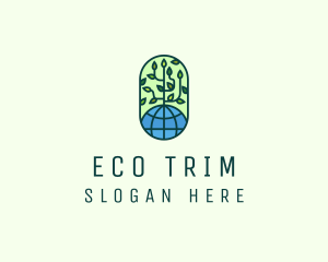 Global Eco Nature Conservation logo design