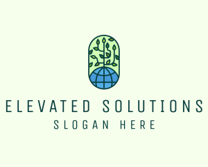 Global Eco Nature Conservation logo design