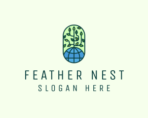 Global Eco Nature Conservation logo design