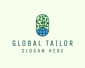 Global Eco Nature Conservation logo design