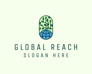 Global Eco Nature Conservation logo design