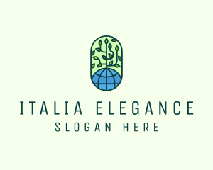 Global Eco Nature Conservation logo design