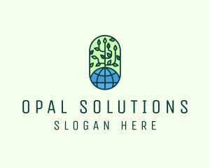 Global Eco Nature Conservation logo design