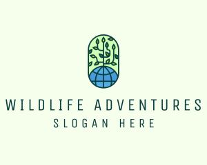 Global Eco Nature Conservation logo design