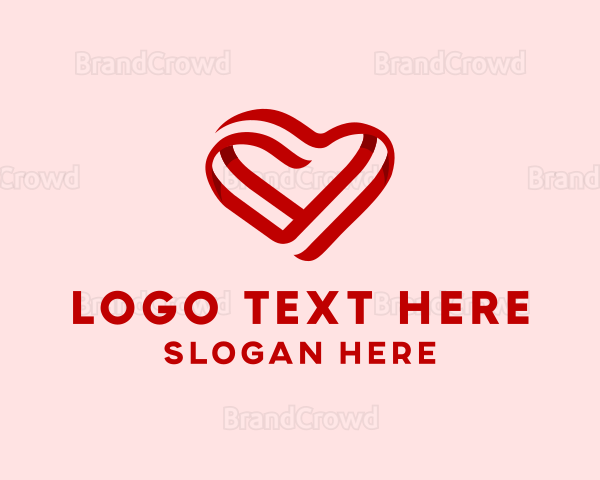 Red Heart Valentine Logo