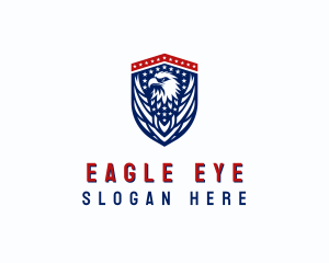 Veteran Eagle Shield logo design