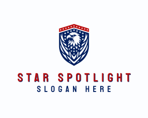 Veteran Eagle Shield logo design