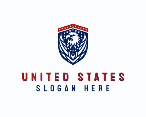 Veteran Eagle Shield logo design